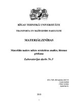 Samples 'Materiālu makro un mikro struktūras analīze, lūzumu pētīšana', 1.