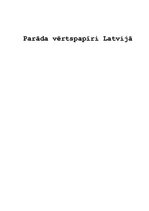 Research Papers 'Parāda vērtspapīri Latvijā', 1.