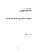 Research Papers 'Latvija senajos laikos un viduslaiku sākumā', 1.