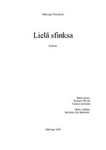 Research Papers 'Sfinksa', 1.
