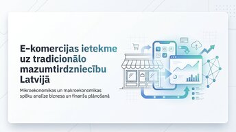 Presentations 'E-komercijas ietekme uz tradicionālo mazumtirdzniecību Latvijā', 1.