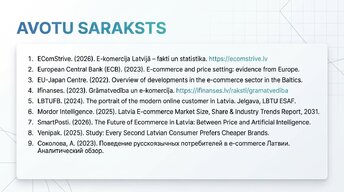 Presentations 'E-komercijas ietekme uz tradicionālo mazumtirdzniecību Latvijā', 14.