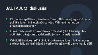 Presentations 'E-komercijas ietekme uz tradicionālo mazumtirdzniecību Latvijā', 15.