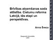 Presentations 'Brīvības atņemšanas soda attīstība. Cietumu reforma Latvijā, tās etapi un perspe', 1.