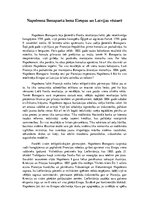 Essays 'Napoleona Bonaparta loma Eiropas un Latvijas vēsturē', 1.