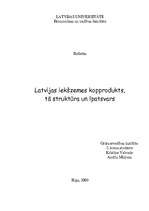 Research Papers 'Latvijas iekšzemes kopprodukts, tā struktūra un īpatsvars', 1.