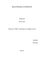 Research Papers 'Uzņēmuma "XXX" mārketinga un stratēģijas analīze', 1.