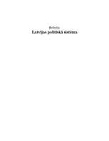 Research Papers 'Latvijas politiskā sistēma', 1.