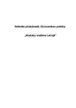 Research Papers 'Nodokļu sistēma Latvijā', 1.