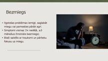 Presentations 'Miega traucējumi', 7.