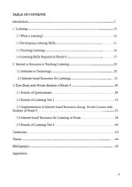 Term Papers 'Internet-based Resources for Developing Students’ Listening Skills in Grade 9', 6.