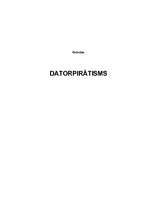 Research Papers 'Datorpirātisms', 1.