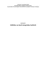 Research Papers 'Atlētika un karš sengrieķu kultūrā', 1.