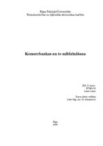Research Papers 'Komercbankas un to salīdzināšana', 1.