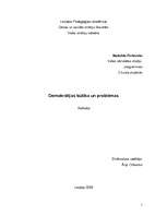 Research Papers 'Demokrātijas būtība un problēmas', 1.