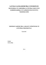Research Papers 'Zemnieku saimniecības izvērtējums un attīstības perspektīvas', 1.