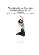 Summaries, Notes 'Trešais vingrinājumu kopums fitnesā mājas apstākļos vai sporta zālē sievietēm', 1.