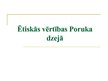 Presentations 'Ētiskās vērtības Jāņa Poruka dzejā', 1.