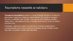 Presentations 'Traumatisms', 8.