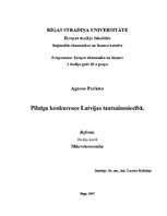 Research Papers 'Pilnīga konkurence Latvijas tautsaimniecībā', 1.