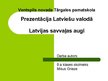 Presentations 'Latvijas savvaļas augi', 1.