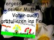 Presentations 'Mutter Tag', 7.