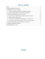 Practice Reports 'Agrīnās bērnības pedagoģiskā prakse', 2.