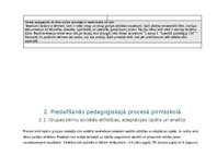 Practice Reports 'Agrīnās bērnības pedagoģiskā prakse', 14.