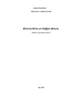 Research Papers 'Ķīnas kultūras un reliģijas vēsture', 1.