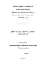 Summaries, Notes 'Pētījumu loma reklāmas darbības organizēšanā', 1.