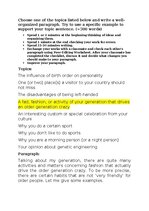 Essays 'A fad, fashion, or activity of your generation that drives an older generation c', 1.