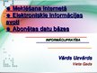 Presentations 'Bibliotēkzinātne: informācijas meklēšana internetā, elektroniskie informācijas a', 1.
