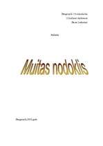 Summaries, Notes 'Muitas nodoklis', 1.