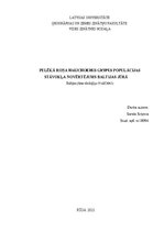 Research Papers 'Pelēkā roņa populācijas novērtējums Baltijas jūrā', 1.