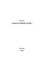 Research Papers 'Nauda un inflācija Latvijā', 1.