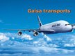 Presentations 'Gaisa transports', 1.
