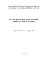 Research Papers 'Gaļas nozares uzņēmumu finanšu novērtējums laikā no 2019.gada līdz 2021.gadam', 1.