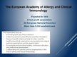 Presentations 'The European Academy of Allergy and Clinical Immunology', 2.