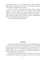 Research Papers 'Hologrammu un pseidohologrammu atšķirība', 2.