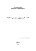 Research Papers 'Mihaila Bulgakova romāns "Meistars un Margarita"', 1.