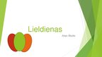 Presentations 'Lieldienas', 1.
