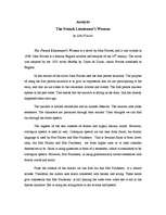 Essays '"The French Lieutenant’s Woman" by John Fowles', 1.