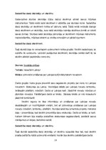 Practice Reports 'PEDAGOĢISKĀ PROCESA VĒROJUMU PRAKSE pirmsskolā un sākumsskolā', 18.