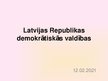 Presentations 'Latvijas Republikas demokrātiskās valdības', 1.