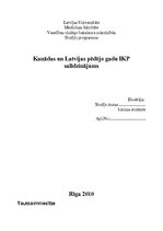 Summaries, Notes 'Kanādas un Latvijas pēdējo gadu iekšzemes kopprodukta salīdzinājums', 1.