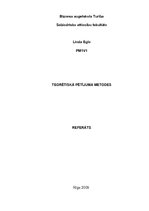 Research Papers 'Teorētiskā (referatīvā) pētījuma metodes', 1.