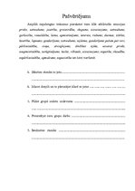 Summaries, Notes 'Integrētas mācību nodarbības konspekts 3.klasei', 5.
