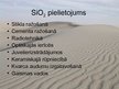 Presentations 'Latvijā iegūstamā derīgā izrakteņa - smilšu-izmantošanas iespējas ķīmiskās rūpni', 5.