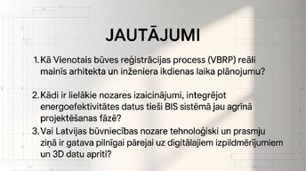 Presentations 'Energoefektīva projektēšana un digitālā transformācija', 13.