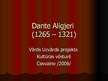 Presentations 'Dante Aligjeri', 1.
